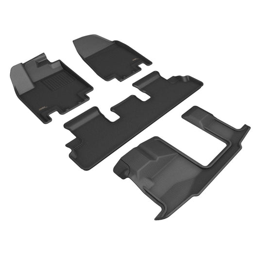 3D MAXpider Kagu Front, Rear & 3rd Row Floor Mats for 2022-2023 Infiniti QX60