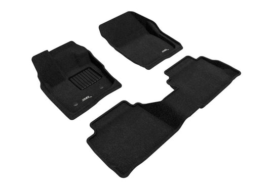 3D MAXpider Elegant Front & Rear Floor Mats for 2017-2020 Lincoln MKZ