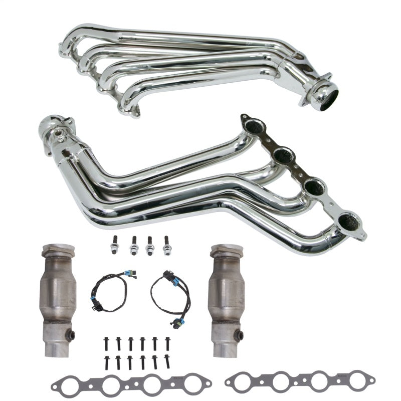 BBK Performance 4021 Long Tube Headers with Converters for 2010-2015 Chevrolet Camaro SS ZL1 6.2L