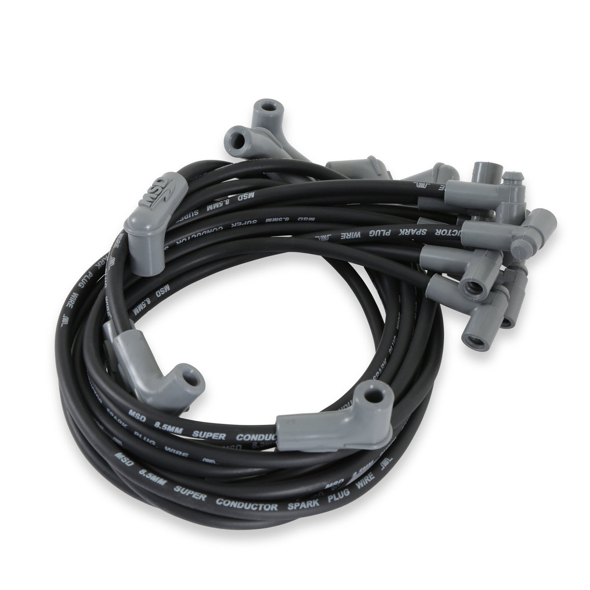 MSD 35593 Wire Set, SC Blk, SB for Chevy for use with HEI Cap