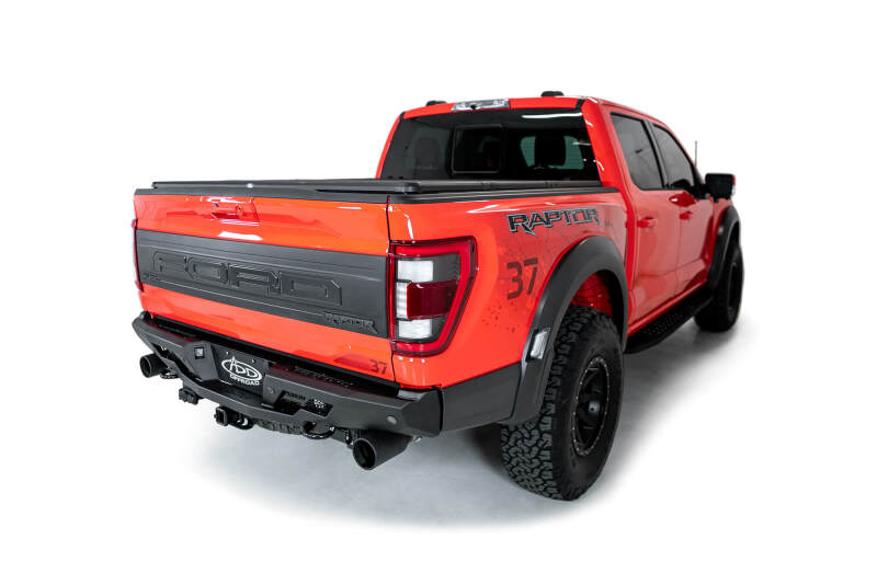 Addictive Desert Designs for 2022+ Ford Raptor Stealth Fighter R Bumper w/2 Cube Lights Hammer Black