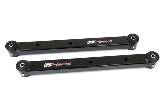 UMI Performance 4024-B Rear Lower Control Arms Boxed Black for 1964-1972 A-Body