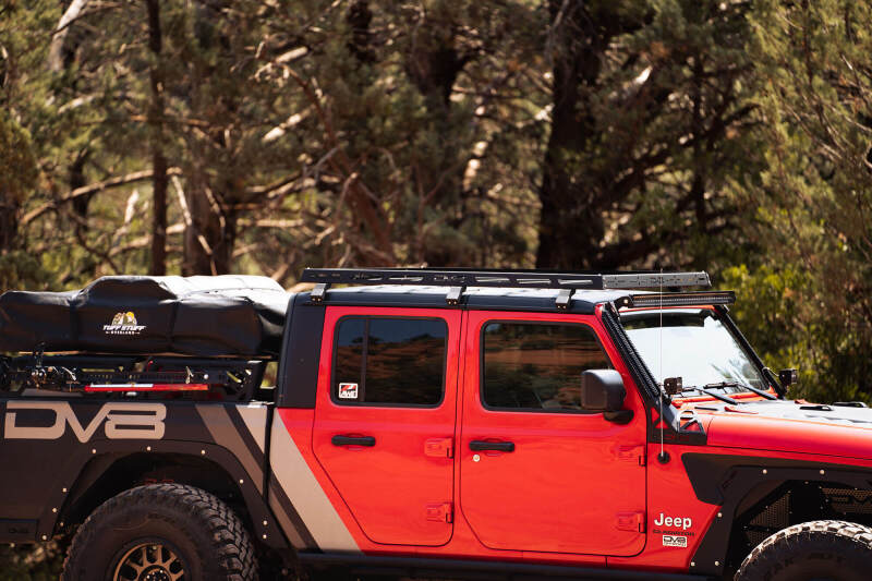 DV8 Offroad 07-18 Jeep Wrangler JK 4 DR / JL 2 DR & JT / 18+ Gladiator Roof Rack - #RRJL-02