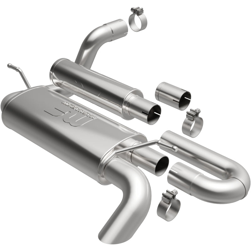 MagnaFlow 19620 18-23 Jeep Wrangler JL 2.0L/3.6L Overland Series Axle-Back Exhaust - #19620