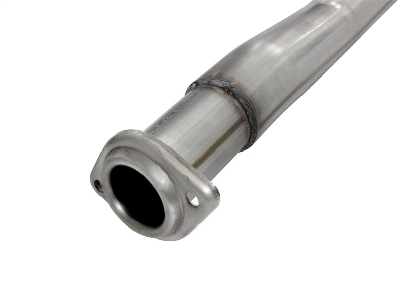 aFe Atlas Exhausts 4in Cat-Back Aluminized Steel Exhaust Sys 2015 Ford F-150 V6 3.5L (tt) Black Tip - #49-03069-B
