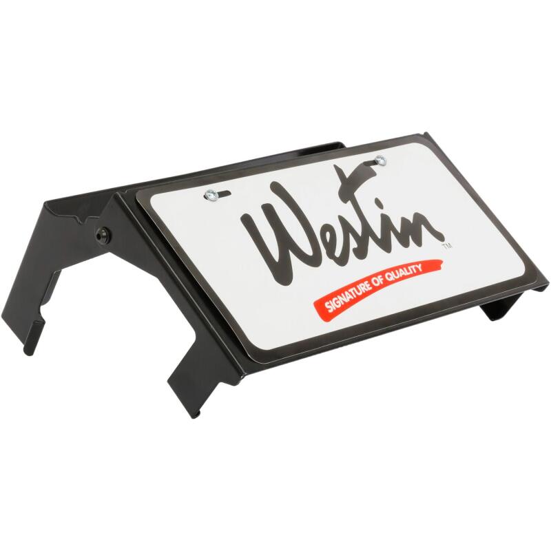 Westin 46-20055 MAX Winch Tray License Plate Bracket Black