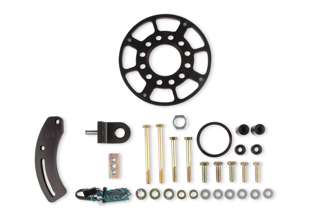 MSD 86403 Crank Trigger Wheel Kit - Flying Magnet - SBF - for Windsor