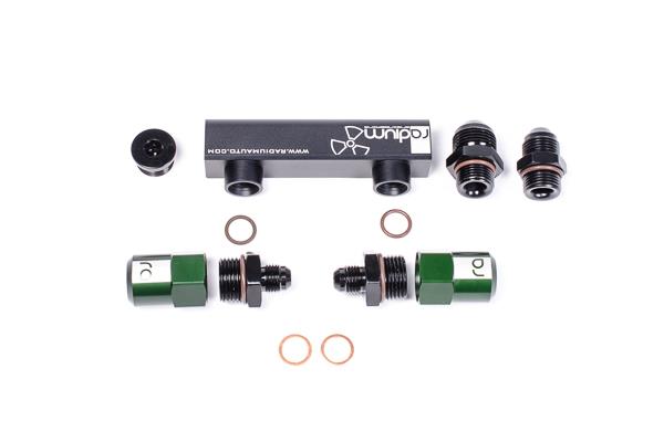 Radium Engineering Bosch Pumps 4 Port Manifold Reuses Check Valves - Universal - #20-0463