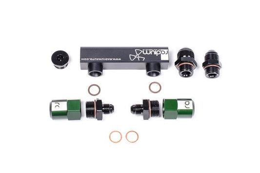Radium Engineering Bosch Pumps 4 Port Manifold Reuses Check Valves - Universal - #20-0463