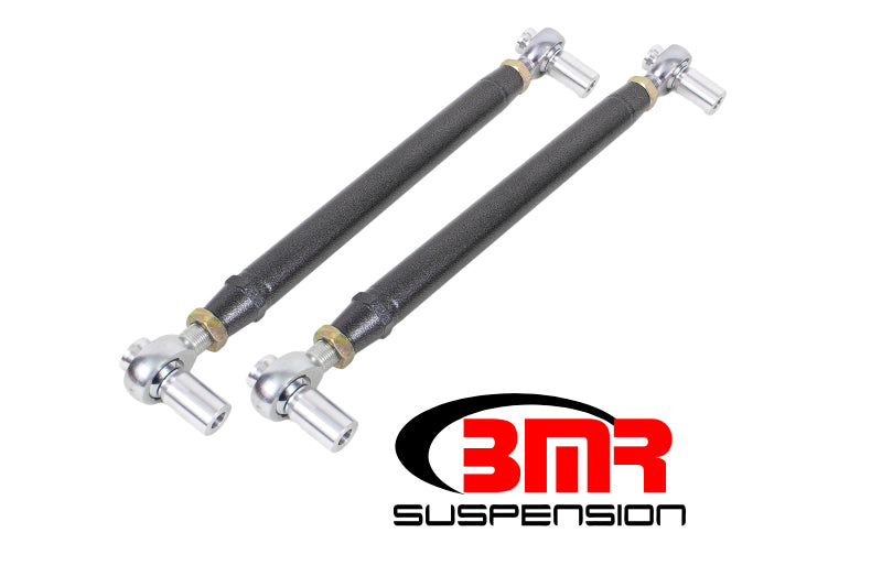 BMR 1999-2004 Mustang Chrome Moly Lower Control Arms with Double Adj. Rod Ends - Black Hammertone