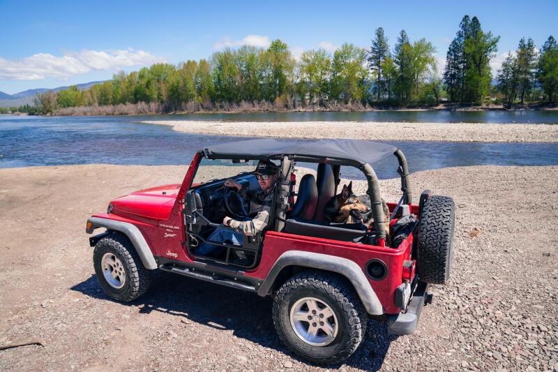 Bestop 97-02 Jeep Wrangler TJ Header Safari Bikini (Spice)