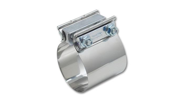 Vibrant Easy Seal SS Exh Sleeve Butt Joint Clamp for 4in O.D. Tubing also 4in