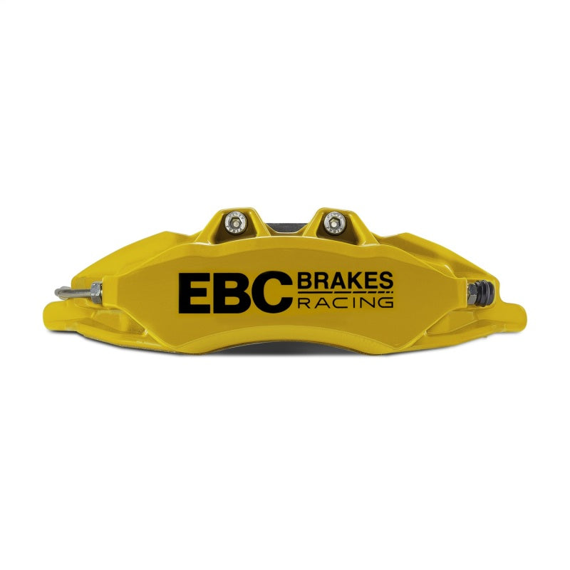 EBC Racing 2019+ Toyota GR Supra Yellow Apollo-6 Calipers 380mm Rotors Front Big Brake Kit BBK042YEL-1