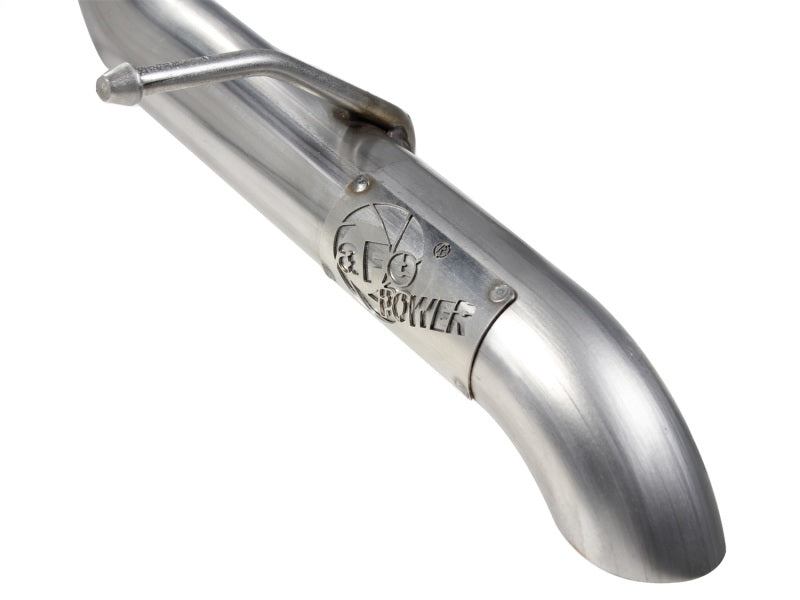 aFe MACHForce XP Exhaust Cat-Back 2.5in SS-409 Hi-Tuck 12-14 Jeep Wrangler Unlimited V6 3.6L 4Dr - #49-46231