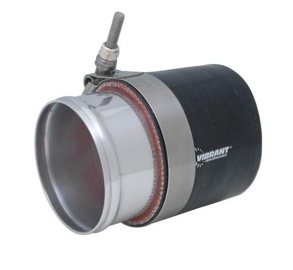 Vibrant Aluminum Joiner Coupling (2in Tube O.D. x 3in Overall Length)