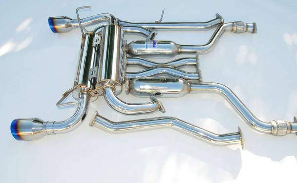Invidia HS03IG3GIT 03-07 Infiniti G35 Coupe Gemini Single Layer Titanium tip Cat-back Exhaust