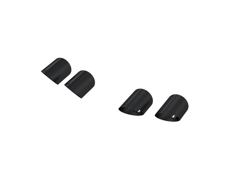 MBRP T5198BLK 4in OD / 6.5in Length Quad Tip Cover Kit - Black Tip