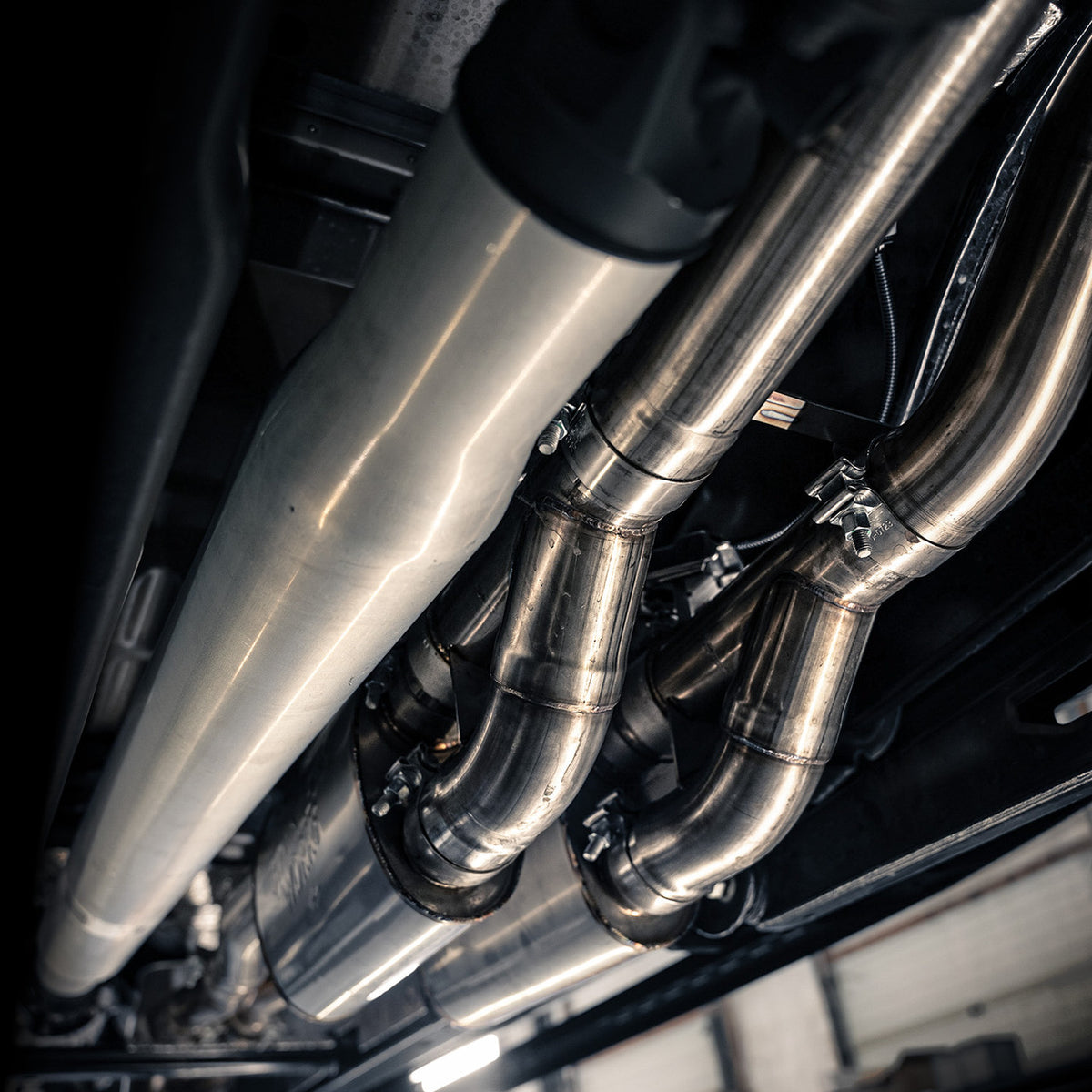 Stainless Works for 2023-2026 Ford F-150 Raptor R 3in Catback System X-Pipe Crossover