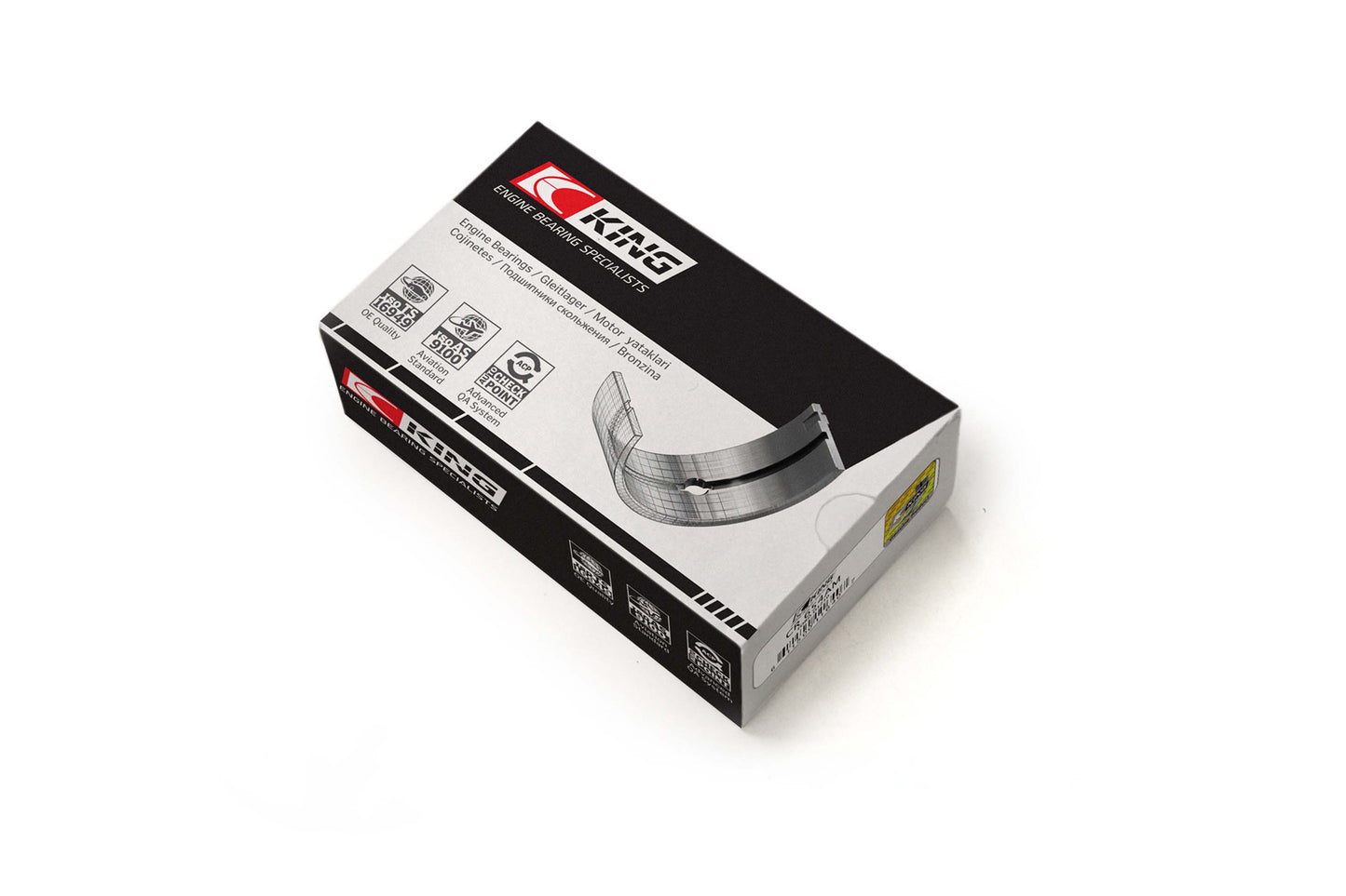 King Camshaft Bearing Set, Race Version For CHEVROLET SBC V8 For STD Camshaft CS 507HP-STD - Fits Chevrolet, GMC, Pontiac