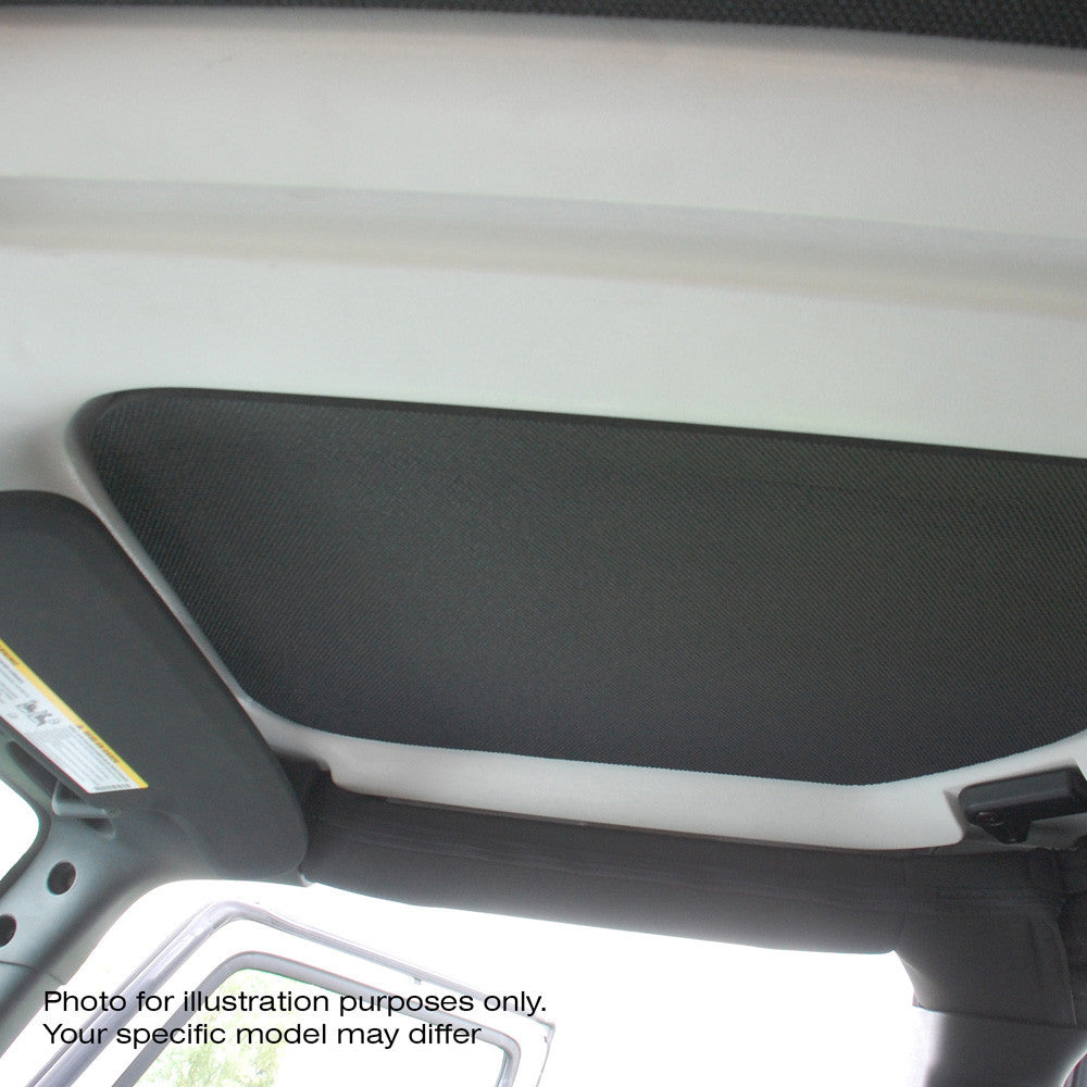 DEI for 2011-2018 Jeep Wrangler JK 2-Door Boom Mat Complete Headliner Kit - 6 Piece - Gray