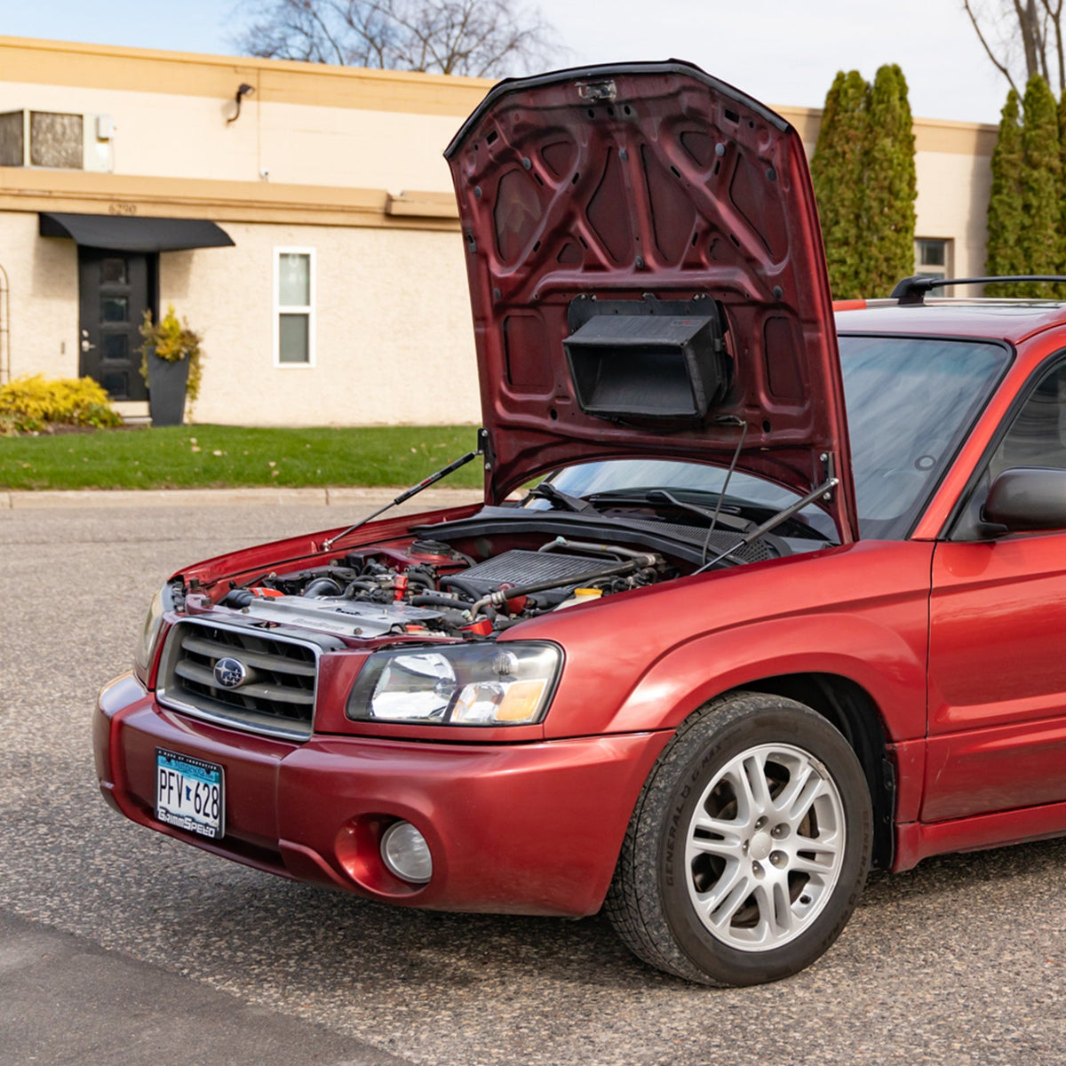 GrimmSpeed GRM097025 for 03-08 Subaru Forester Hood Struts