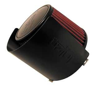 Injen Aluminum Air Filter Heat Shield Universal Fits 3.50 Black - #HS3500BLK