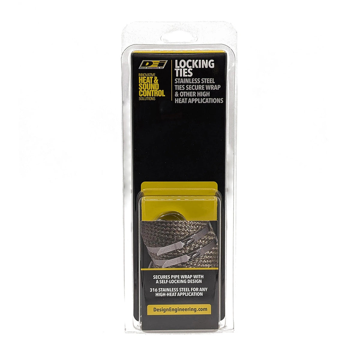 DEI Stainless Steel Locking Tie 8in - 8 per pack