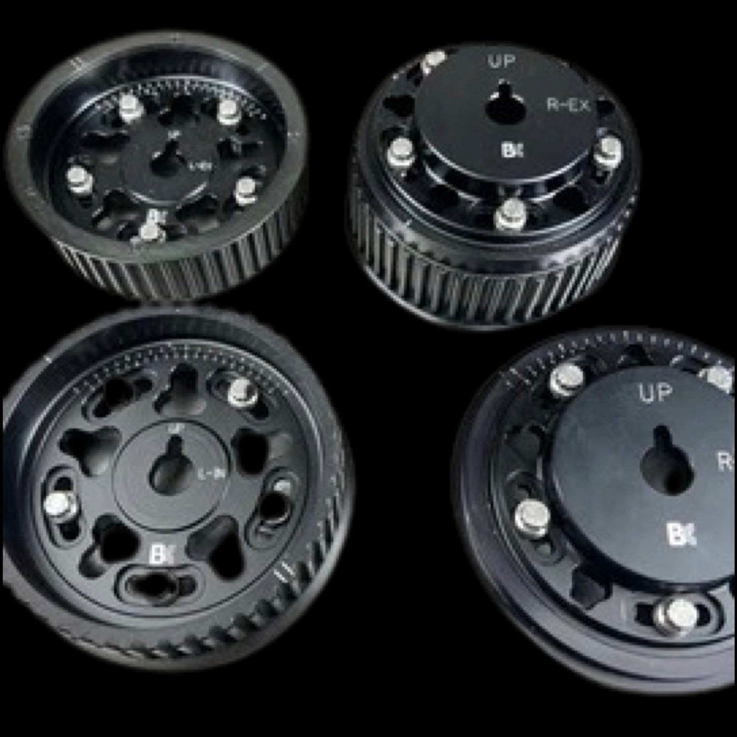 Brian Crower Subaru EJ Series Adjustable Cam Gears - All Black (set/4) BC8860B