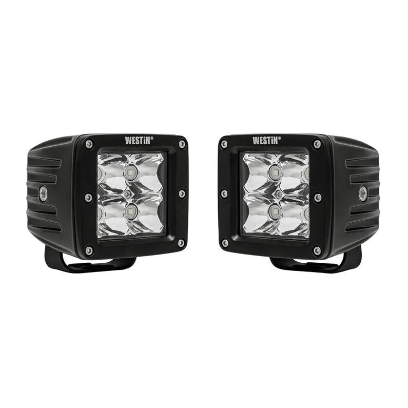 Westin 09-12200B-PR Compact LED 5W 3.2 inch x 3 inch (Set of 2) Black