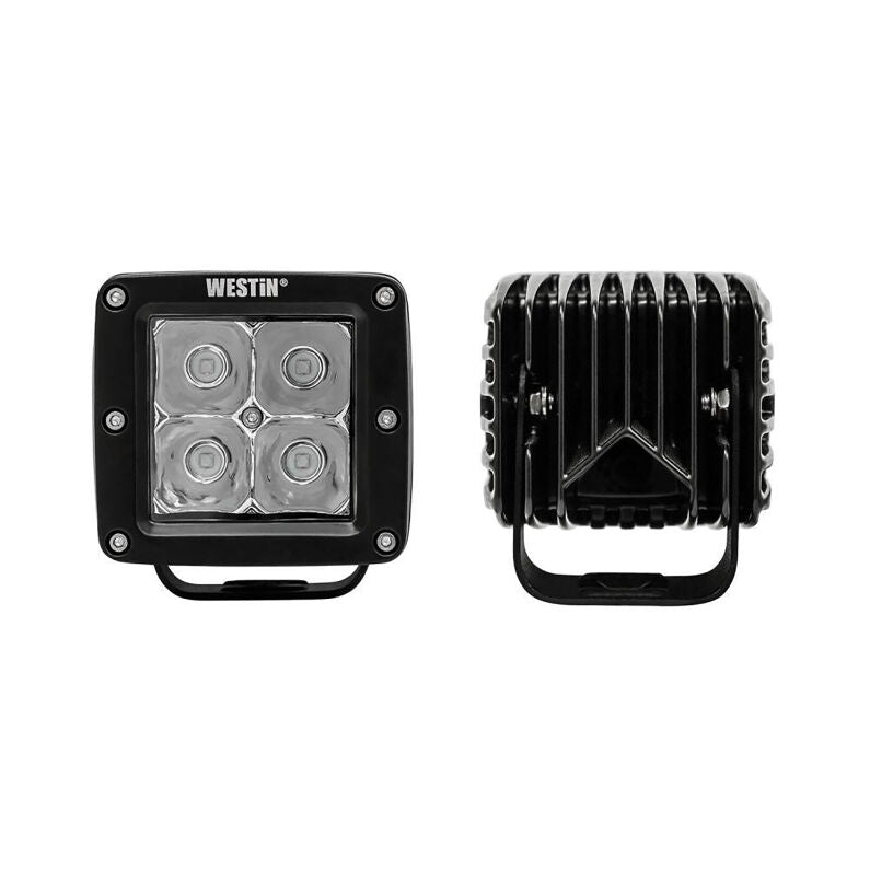 Westin 09-12200B-PR Compact LED 5W 3.2 inch x 3 inch (Set of 2) Black
