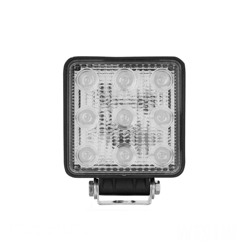 Westin 09-12211B LED Work Utility Light Square 4.6 inch x 5.3 inch Flood with 3W Epistar Black