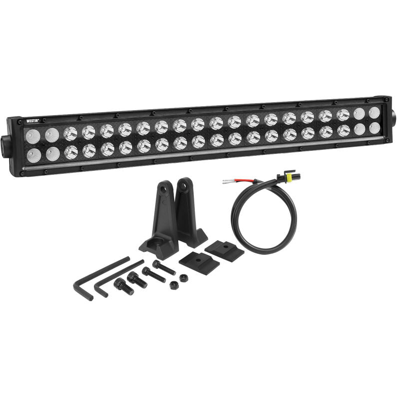 Westin 09-12212-40C B-FORCE LED Light Bar Double Row 20 inch Combo with 3W Cree Black