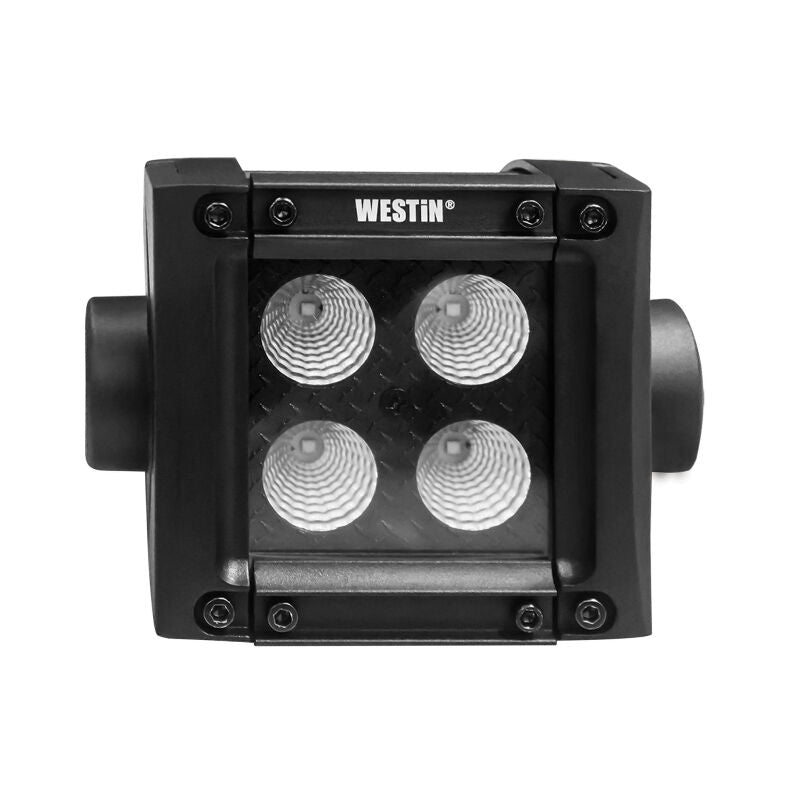 Westin 09-12212-4F B-FORCE LED Light Bar Double Row 2 inch Flood with 3W Cree Black