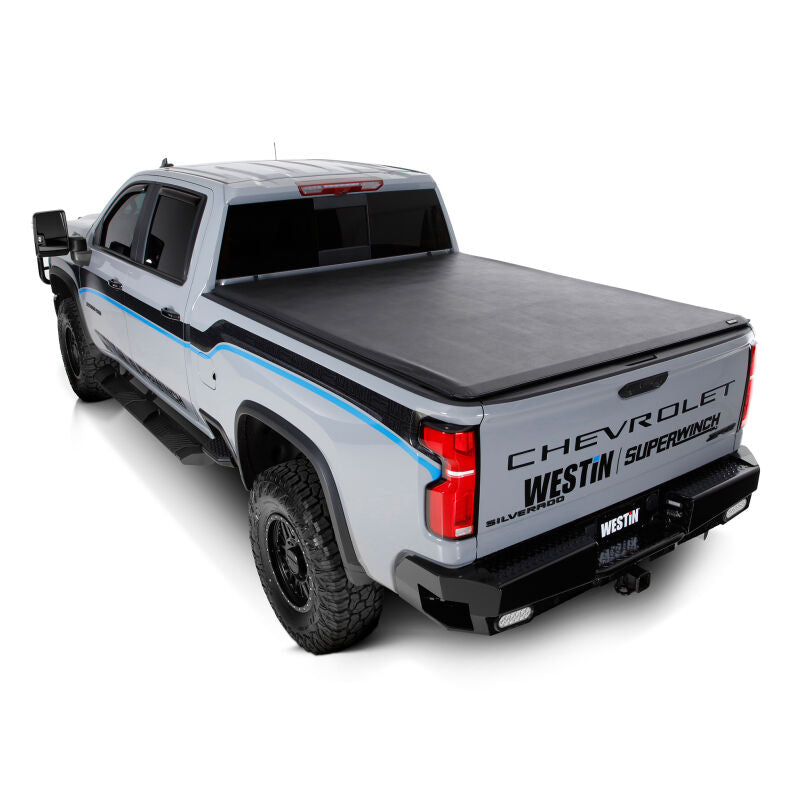 Westin 19-13995 Soft Roll Tonneau Cover for 2020-2026 Chevrolet Silverado / GMC Sierra Black