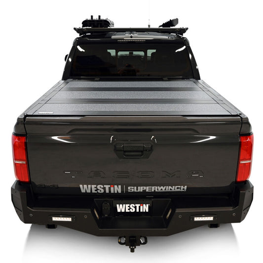 Westin 19-42785 Hard Tri-Fold Tonneau Cover for 2024-2026 Toyota Tacoma 2WD/4WD 5ft. Bed Black