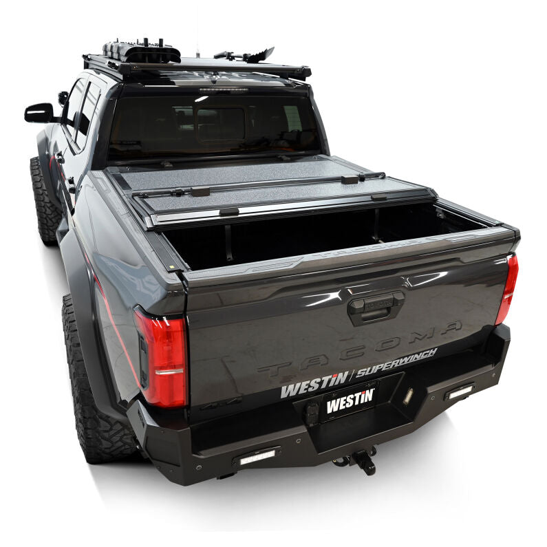 Westin 19-42785 Hard Tri-Fold Tonneau Cover for 2024-2026 Toyota Tacoma 2WD/4WD 5ft. Bed Black