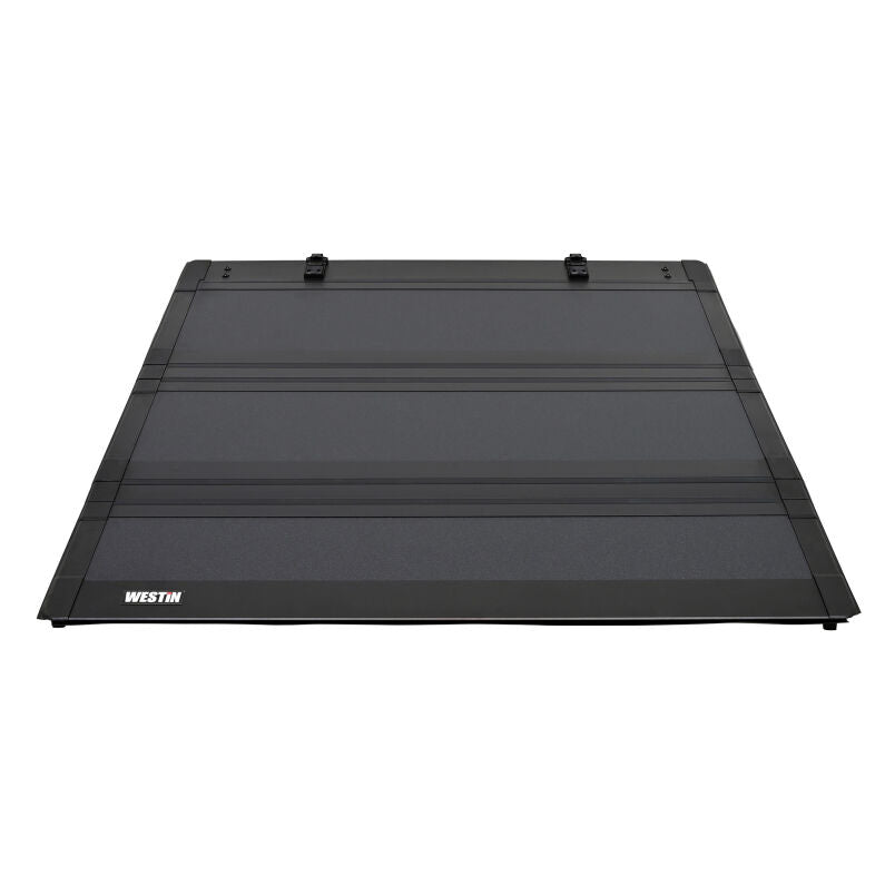 Westin 19-46235 Hard Tri-Fold Tonneau Cover for 2007-2021 Toyota Tundra 5ft 7in Bed Black