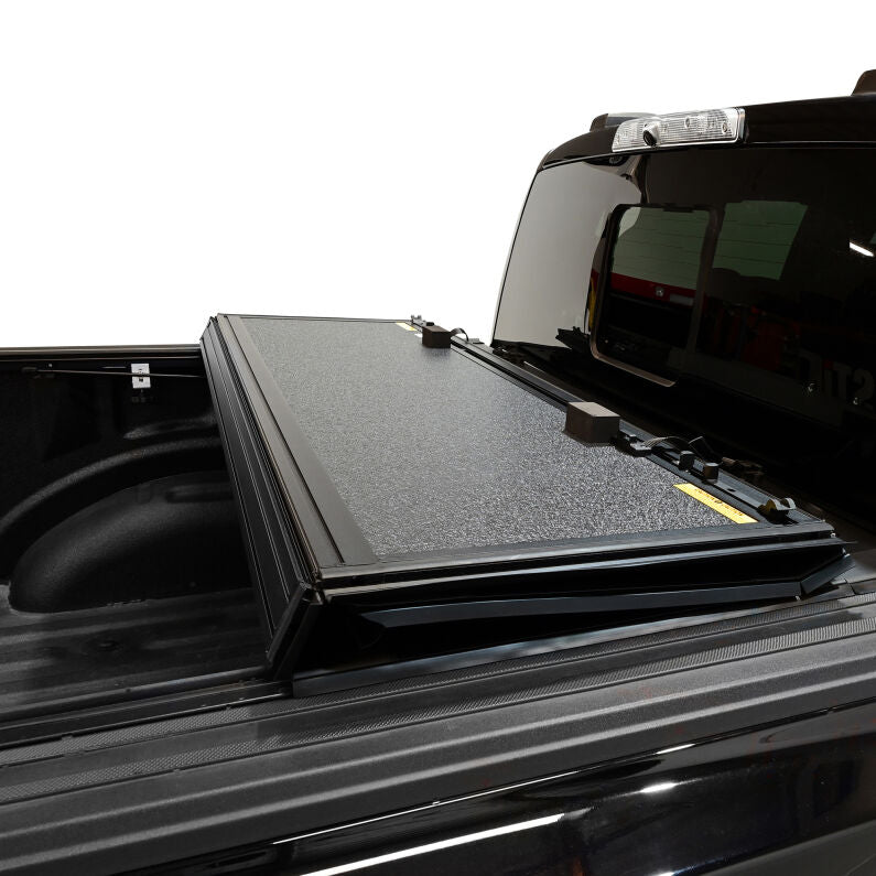 Westin 19-46355 Hard Tri-Fold Tonneau Cover for 2015-2026 Ford F-150 5ft. 7in. Bed Black
