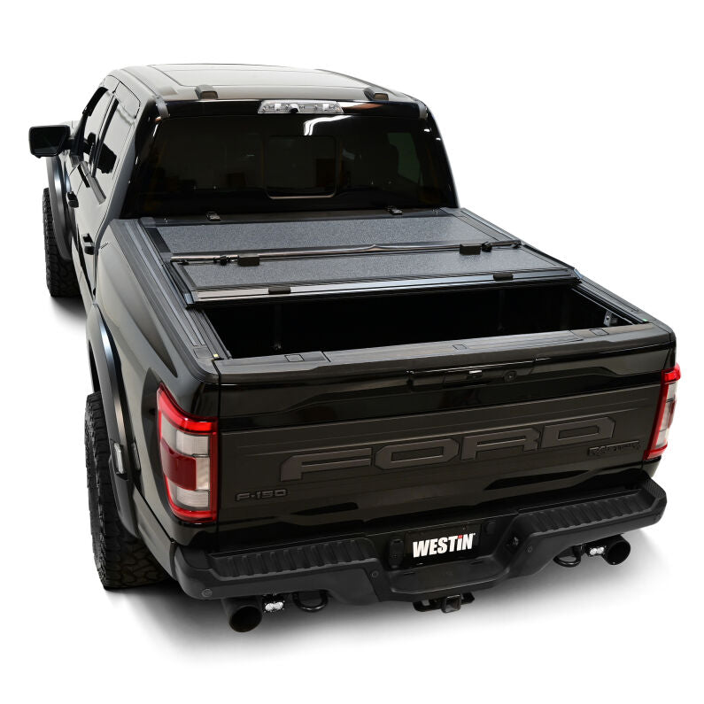 Westin 19-46355 Hard Tri-Fold Tonneau Cover for 2015-2026 Ford F-150 5ft. 7in. Bed Black