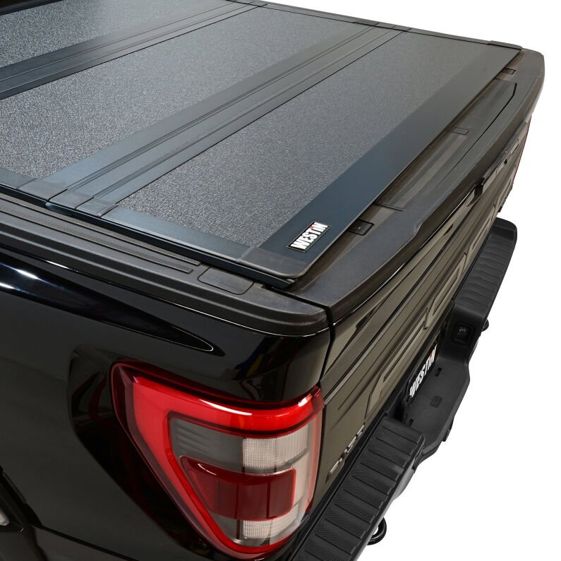 Westin 19-46355 Hard Tri-Fold Tonneau Cover for 2015-2026 Ford F-150 5ft. 7in. Bed Black