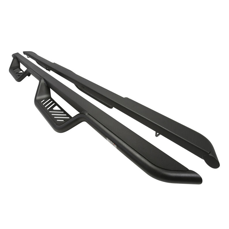 Westin 20-13255 Outlaw Drop Nerf Step Bars for 2007-2021 Toyota Tundra CrewMax Textured Black