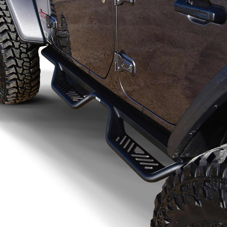 Westin 20-14065 Outlaw Nerf Step Bars for 2018-2026 Jeep Wrangler JL Unlimited Textured Black
