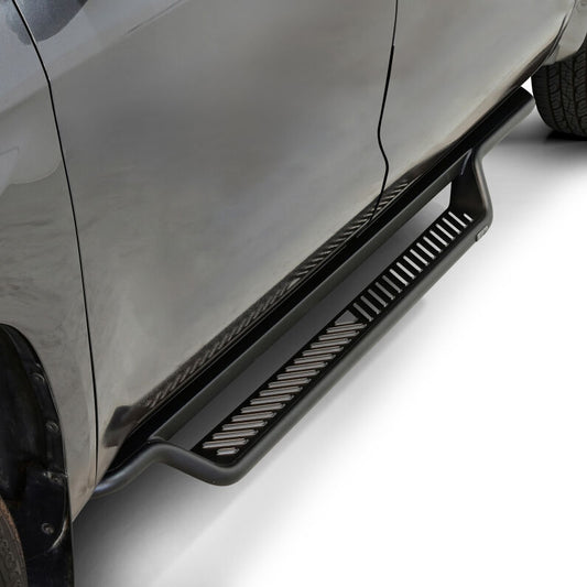 Westin 20-43255 Outlaw Drop Running Boards for 2007-2021 Toyota Tundra CrewMax Cab Textured Black