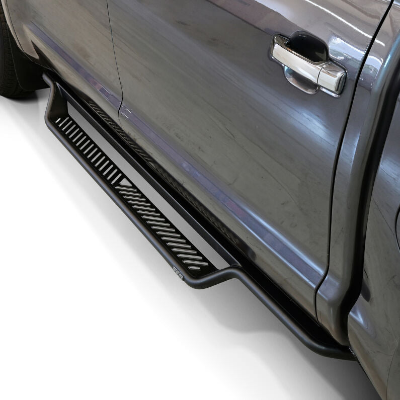 Westin 20-43255 Outlaw Drop Running Boards for 2007-2021 Toyota Tundra CrewMax Cab Textured Black