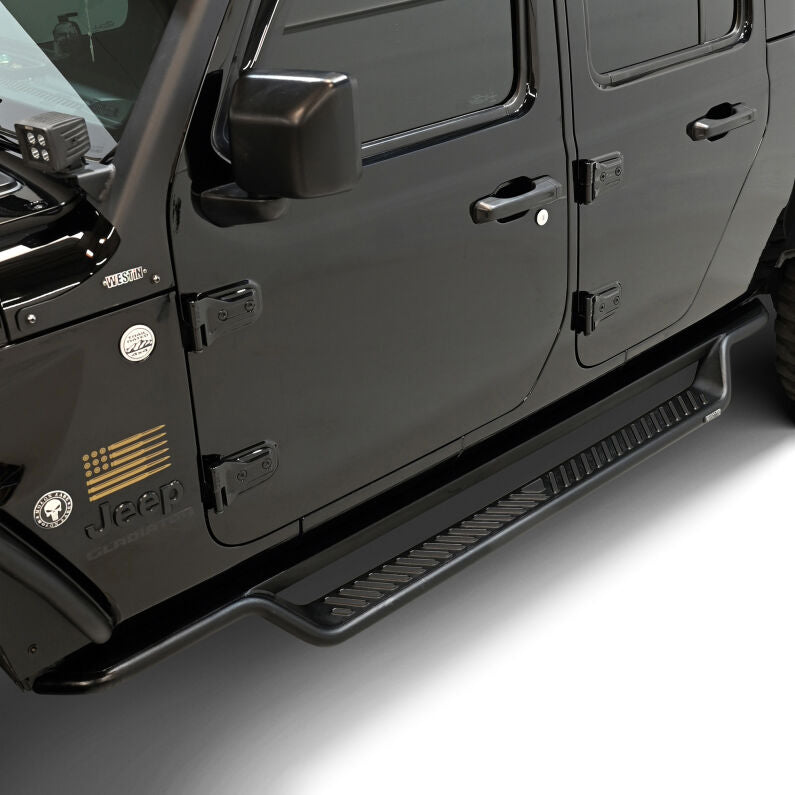 Westin 20-44165 Outlaw Drop Running Boards for 2020-2026 Jeep Gladiator Textured Black