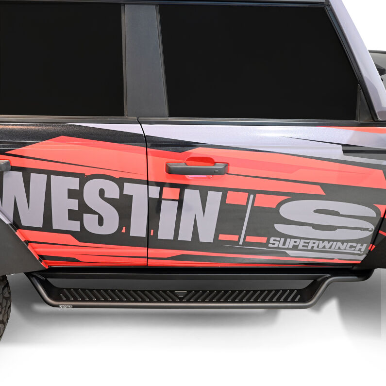 Westin 20-44195 Outlaw Drop Running Boards for 2021-2026 Ford Bronco 4-Door Textured Black