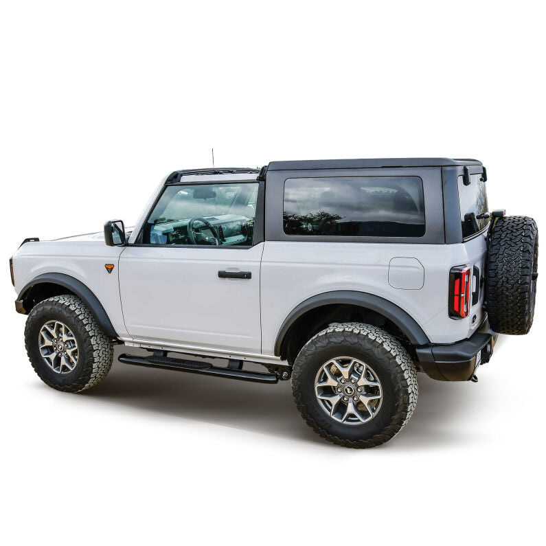 Westin 21-24185 PRO TRAXX 4 Oval Nerf Step Bars for 2021-2026 Ford Bronco Textured Black