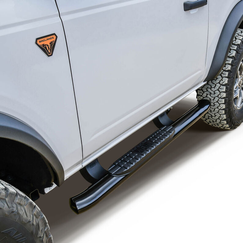 Westin 21-24185 PRO TRAXX 4 Oval Nerf Step Bars for 2021-2026 Ford Bronco Textured Black