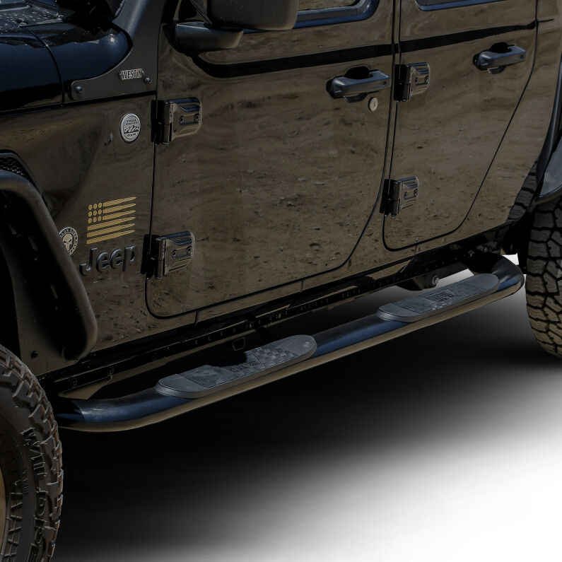 Westin 21-4165 Platinum 4 Oval Nerf Step Bars for 2020-2026 Jeep Gladiator Black