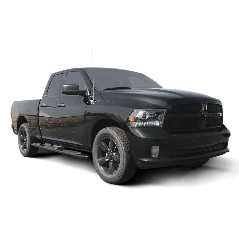 Westin 21-534315 PRO TRAXX 5 Wheel to Wheel Oval Nerf Step Bars for 2009-2024 Ram/Dodge 1500 Quad Cab Black